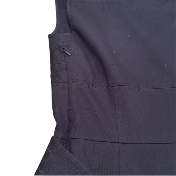 Tory Burch Elegant Navy Belted Dress - Picture 7 of 8